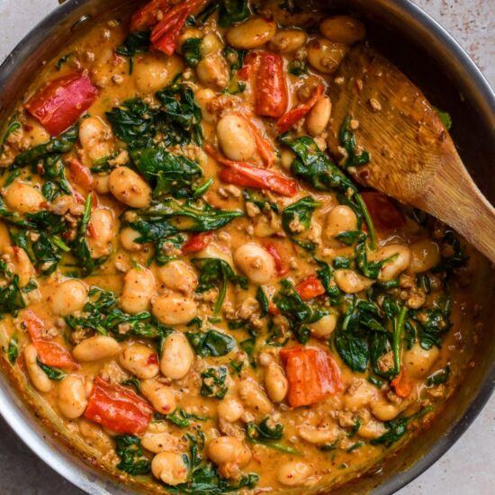 Creamy Sausage and ‘Nduja Beans