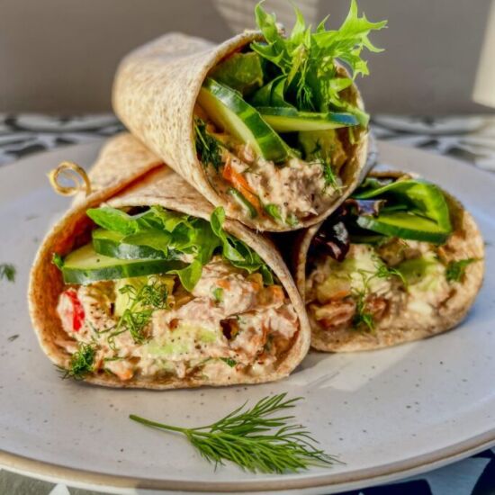 Tuna Avocado Wraps