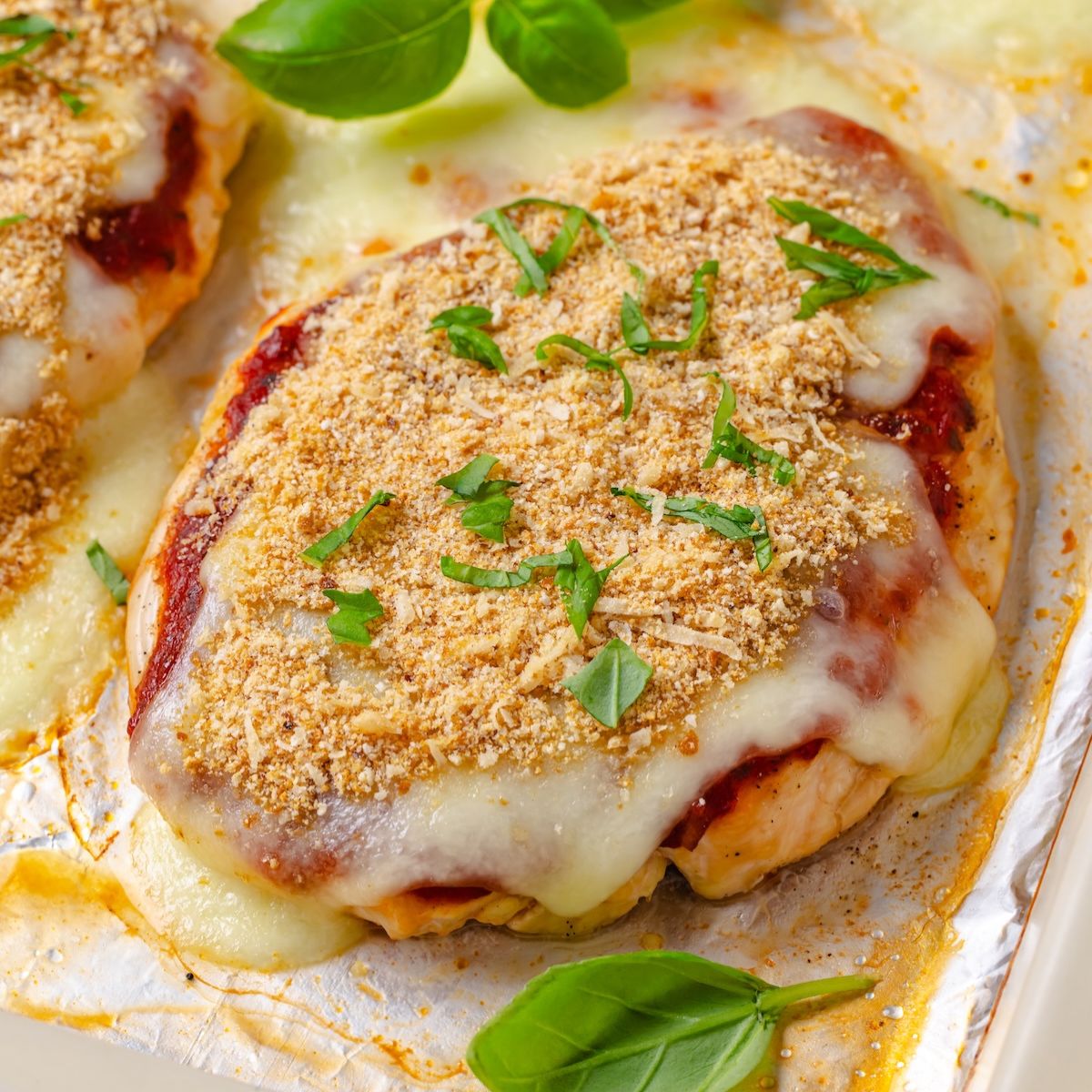 Sheet Pan Chicken Parm