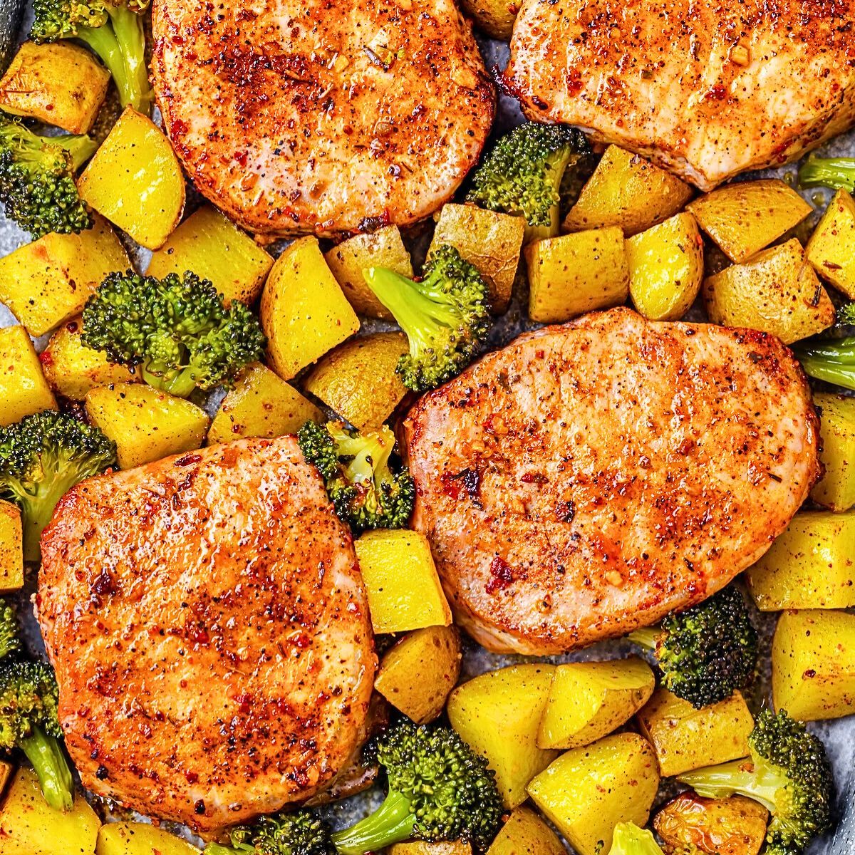 Sheet Pan Pork Chops