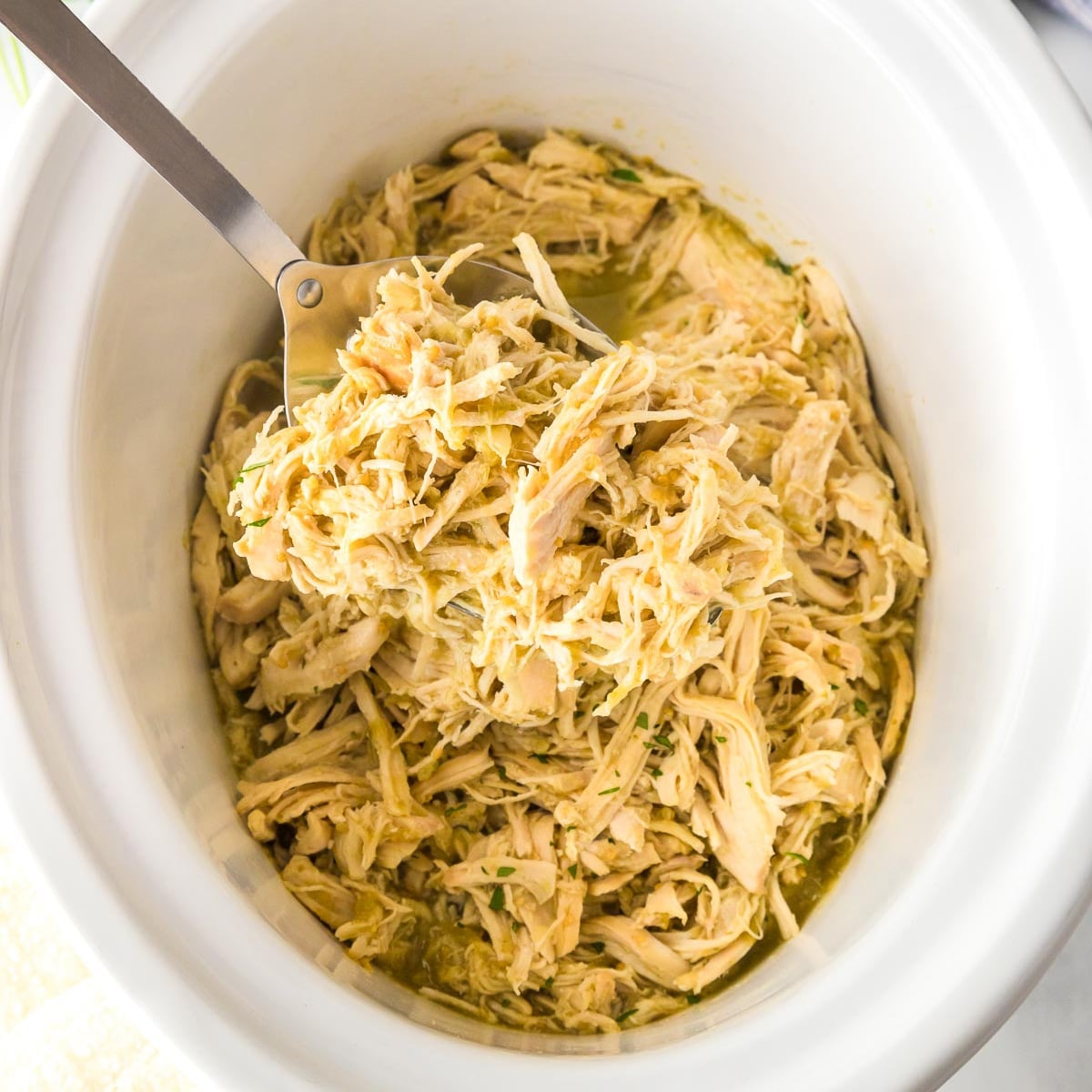 Slow Cooker Salsa Verde Chicken
