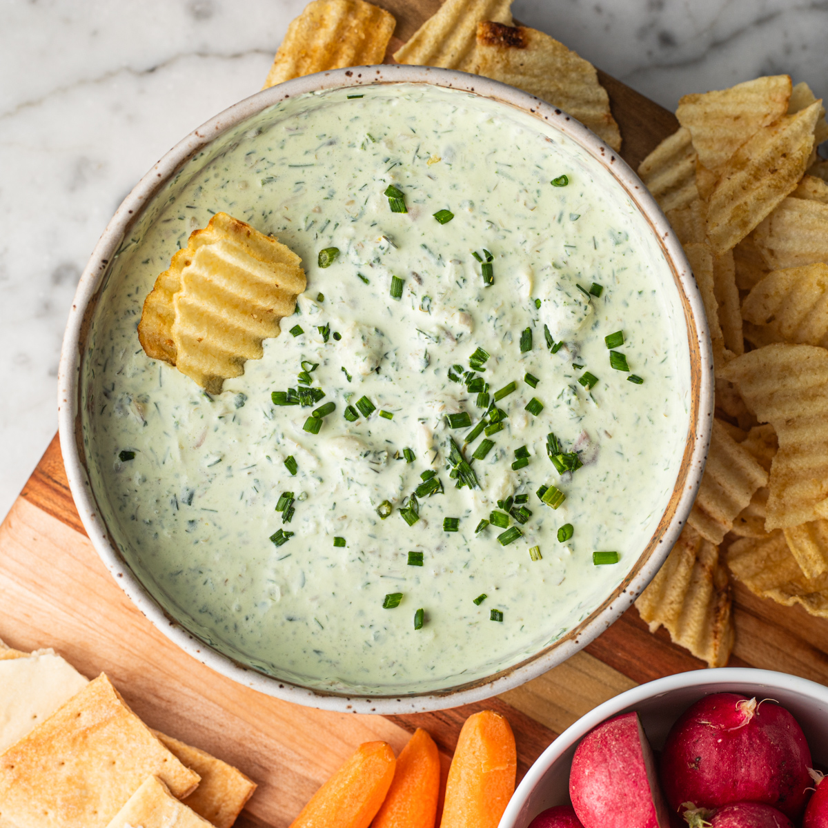 Green Goddess Smoked Trout Dip