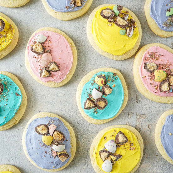 Soft Frosted Sugar Cookies