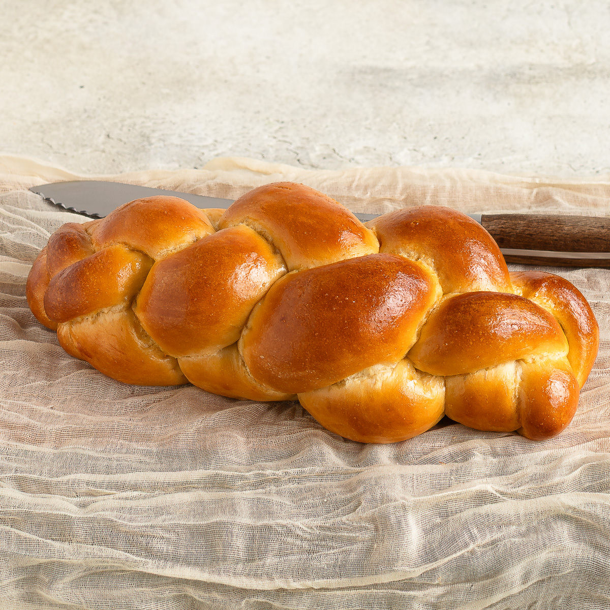Fluffy Sourdough Challah