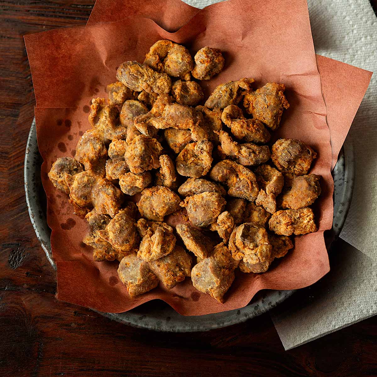 Southern Fried Chicken Gizzards
