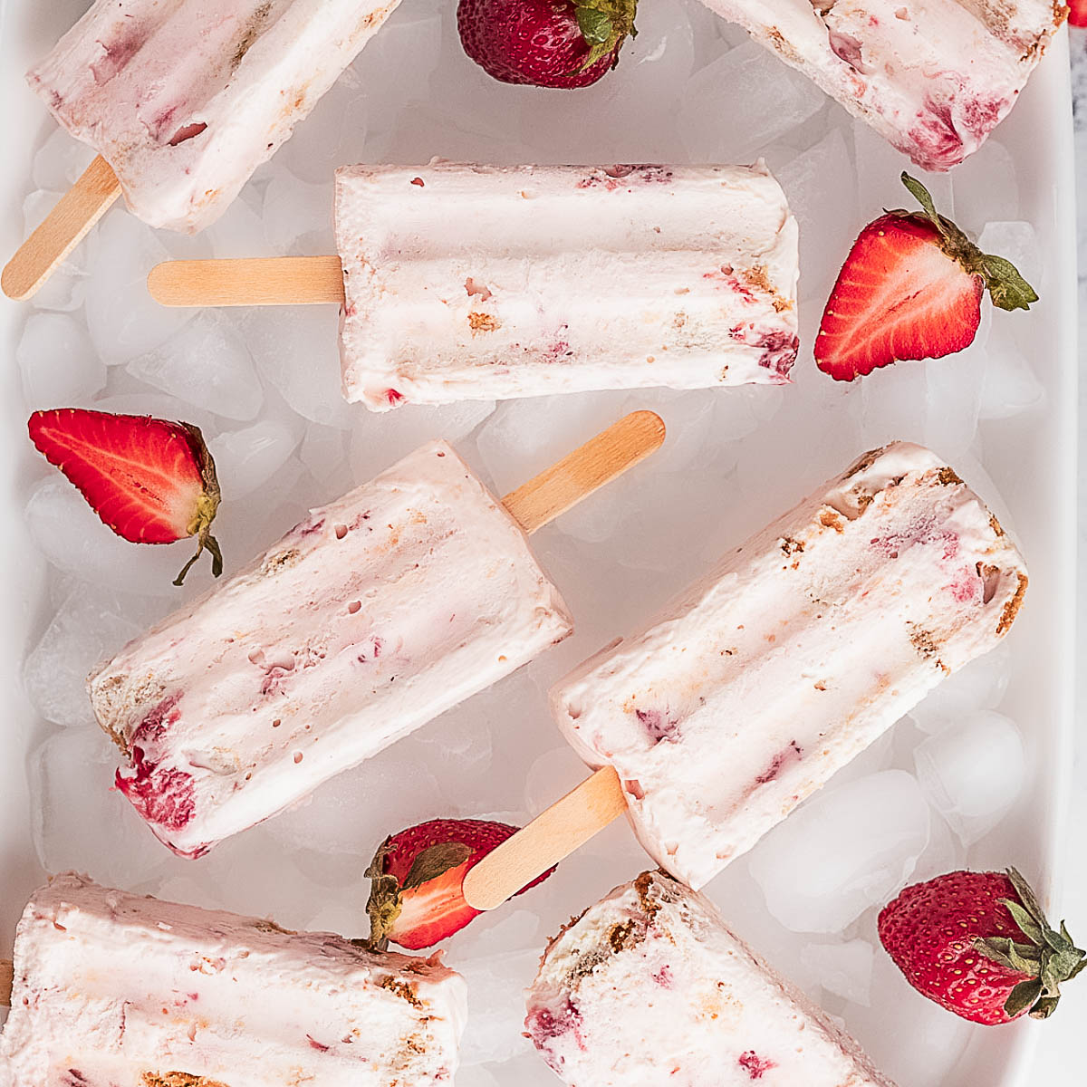 Strawberry Cheesecake Ice Cream Bar