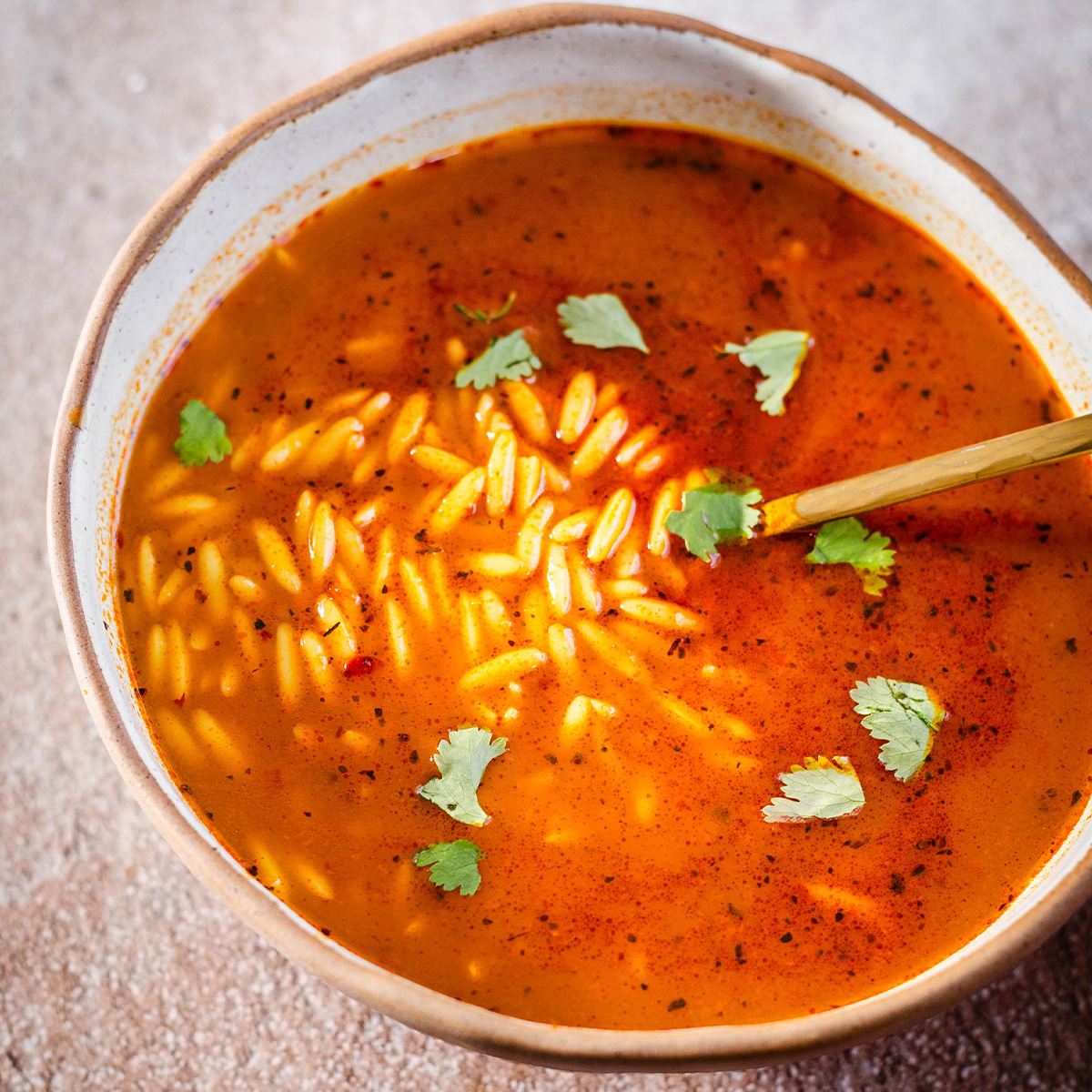 Şehriye Çorbası – Turkish Orzo Soup