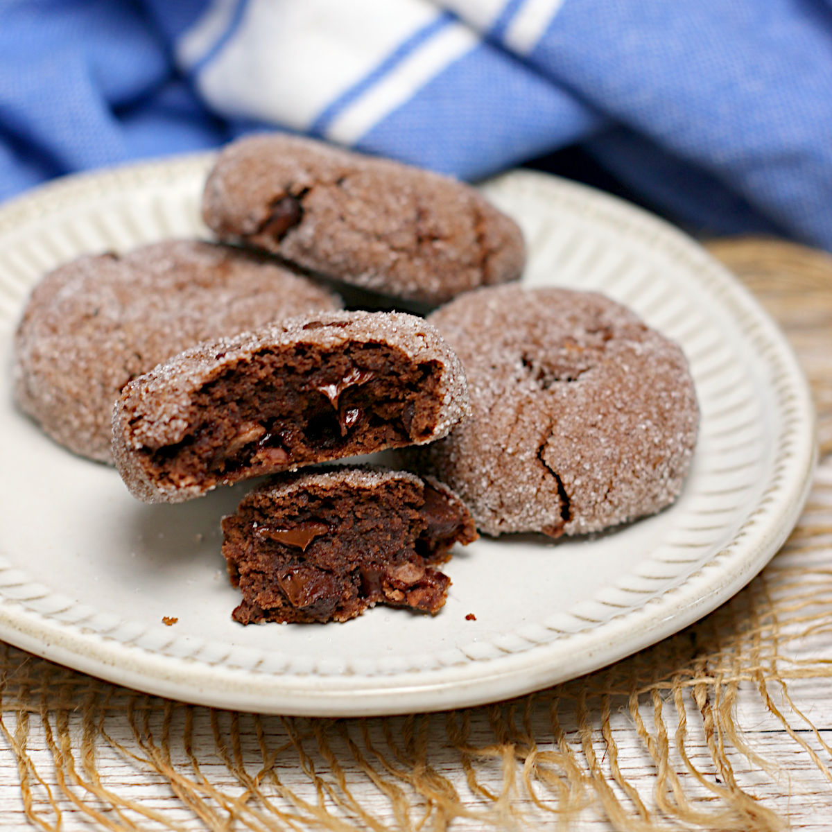 Vegan Double Chocolate Cookies