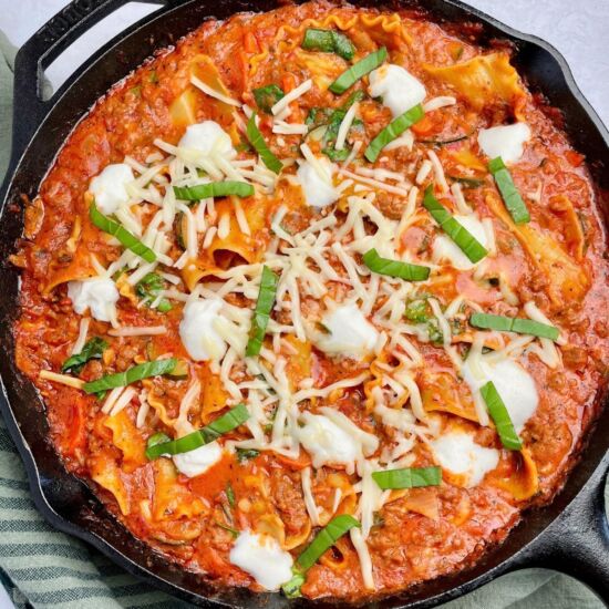 Vegan Skillet Lasagna