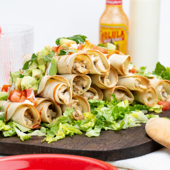 Oven-Baked Chicken Flautas