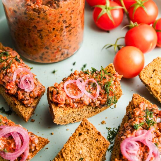 Beluga Lentil Balsamic Spread