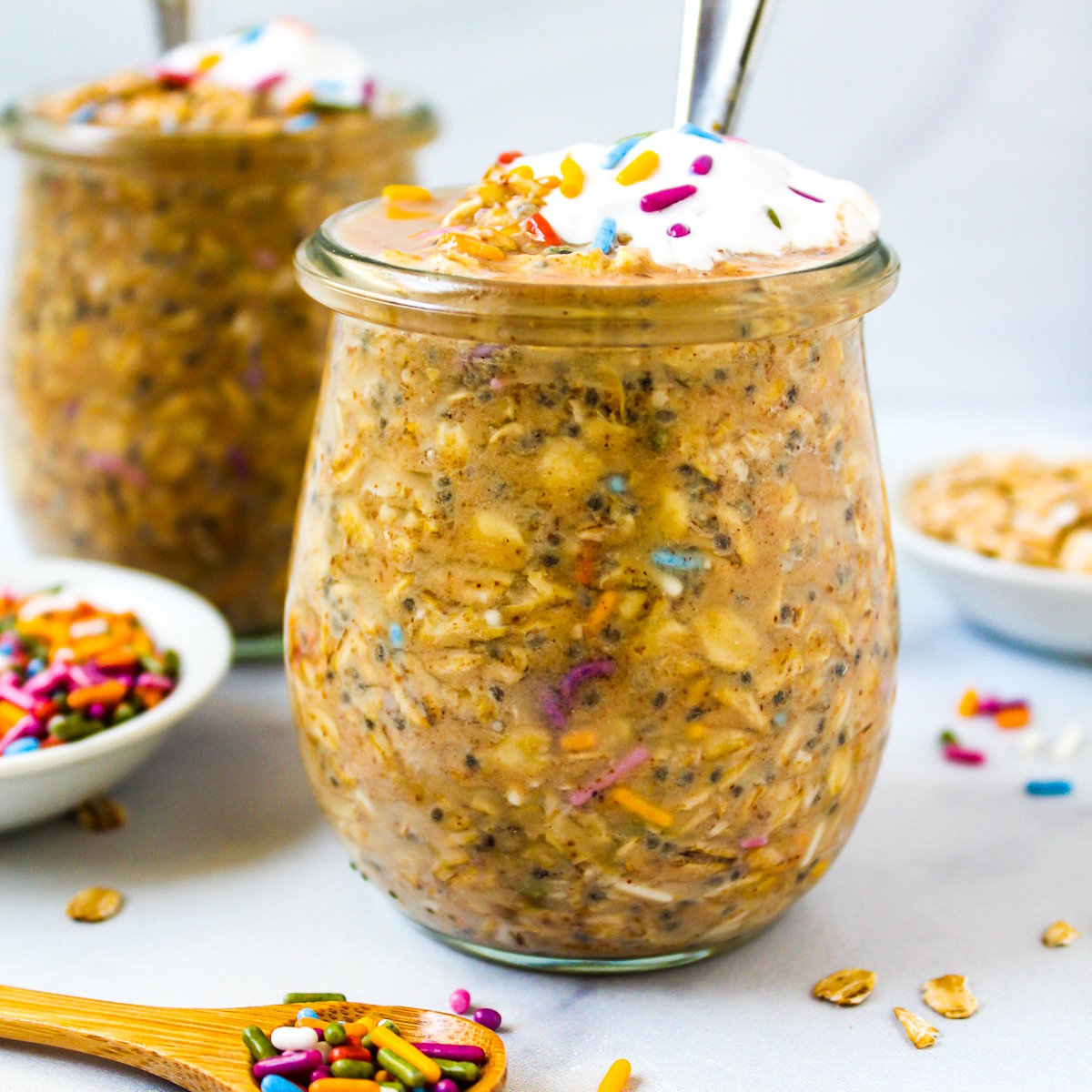 Birthday Cake Overnight Oats