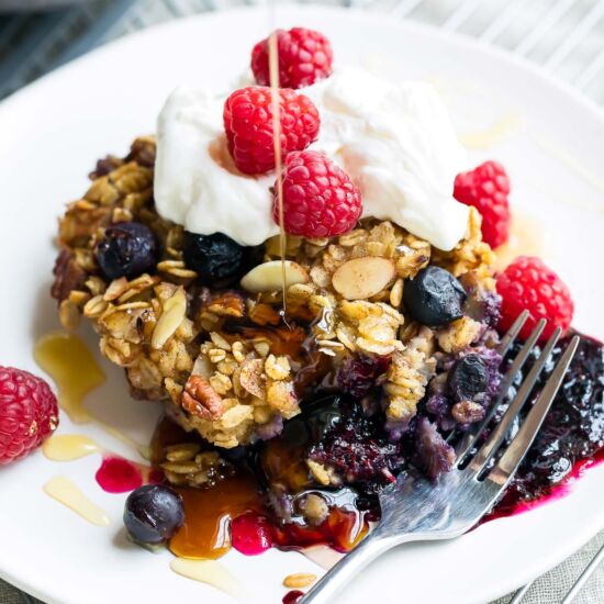 Blueberry Baked Oatmeal