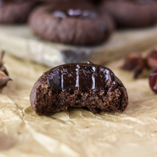 Buckwheat Chocolate Thumbprints