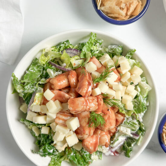 Buffalo Shrimp Salad