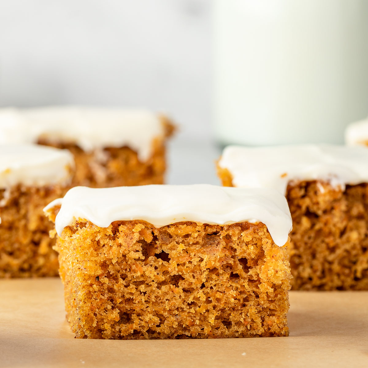 Old Fashioned Carrot Cake Bars