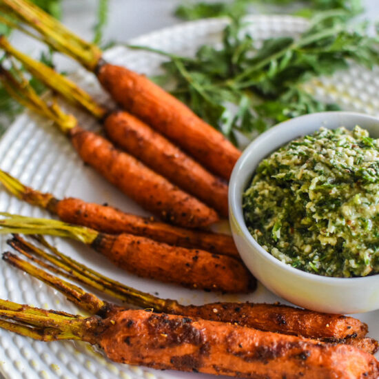 Carrot Top Pesto