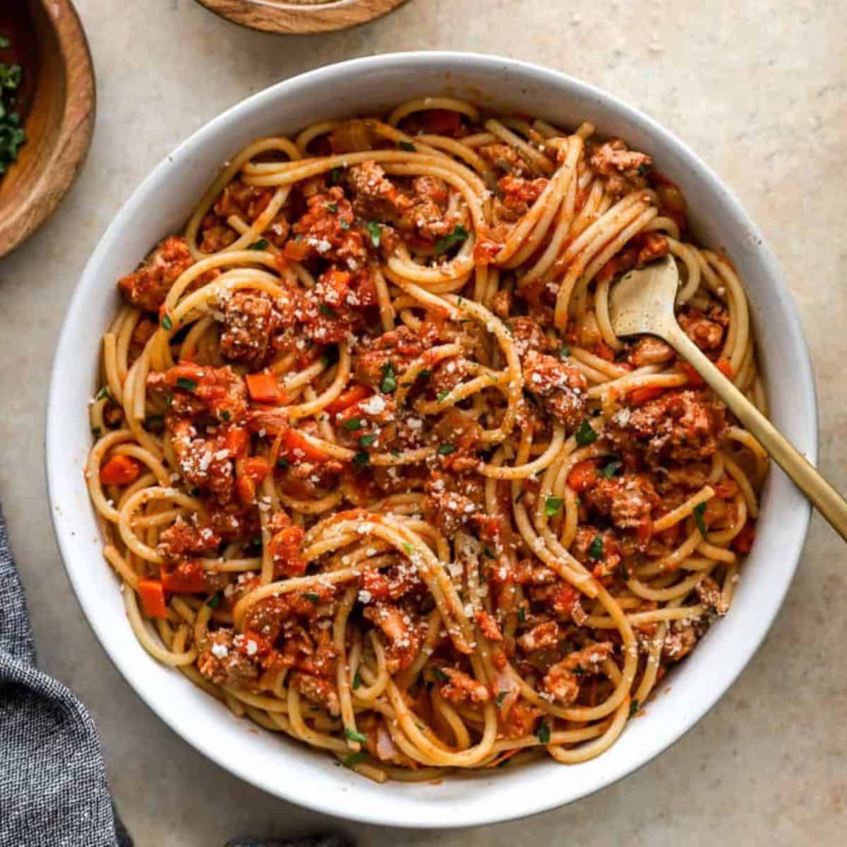 Easy Chicken Bolognese