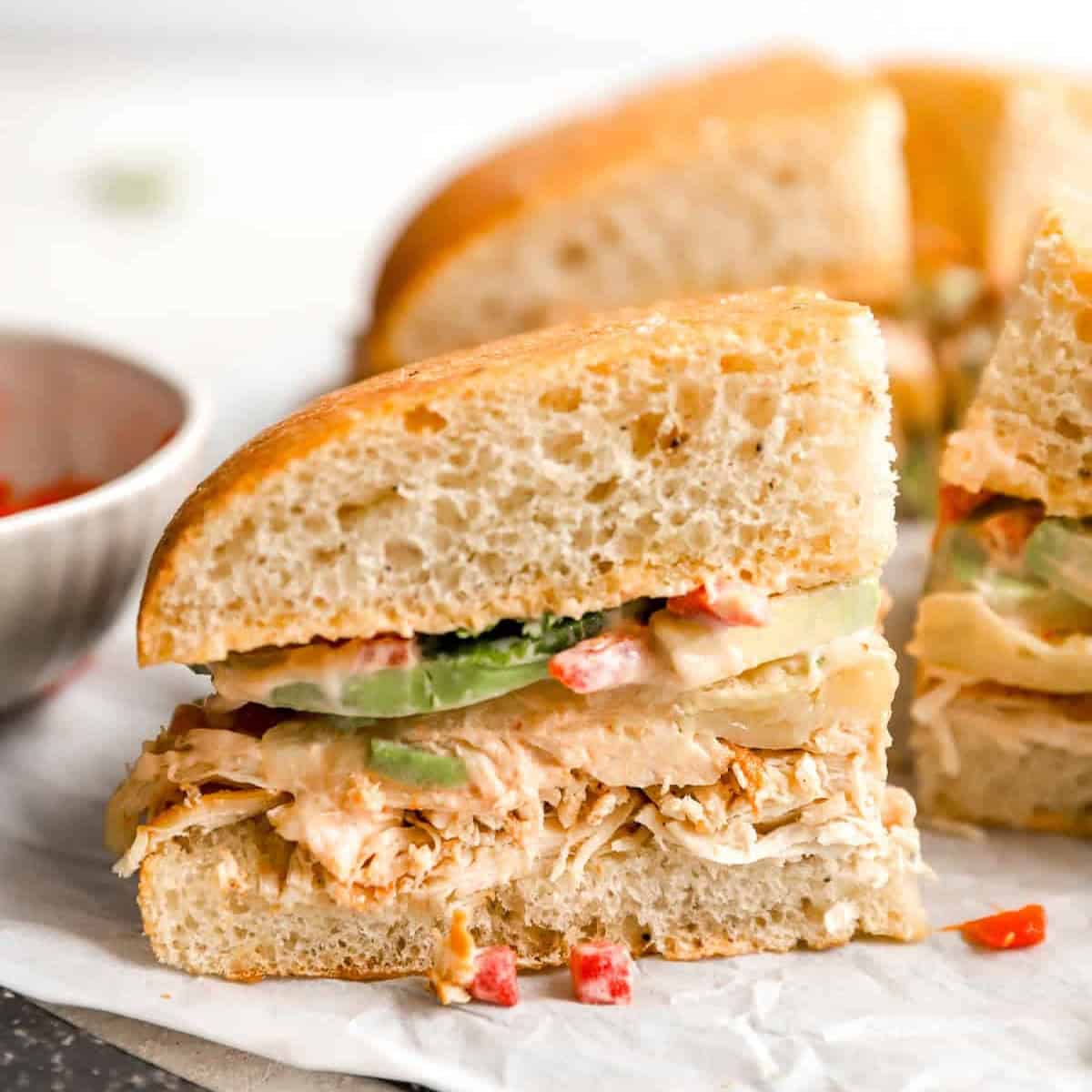 Panera Chicken Avocado Melt