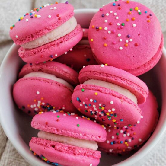 Circus Animal Cookie Macarons