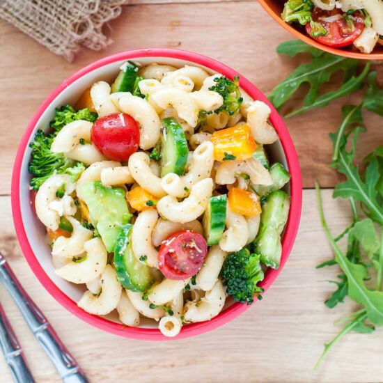 Italian Veggie Pasta Salad