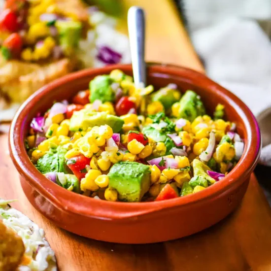 Grilled Corn and Avocado Salsa