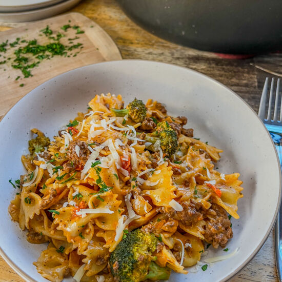 Creamy Tomato Beef Pasta