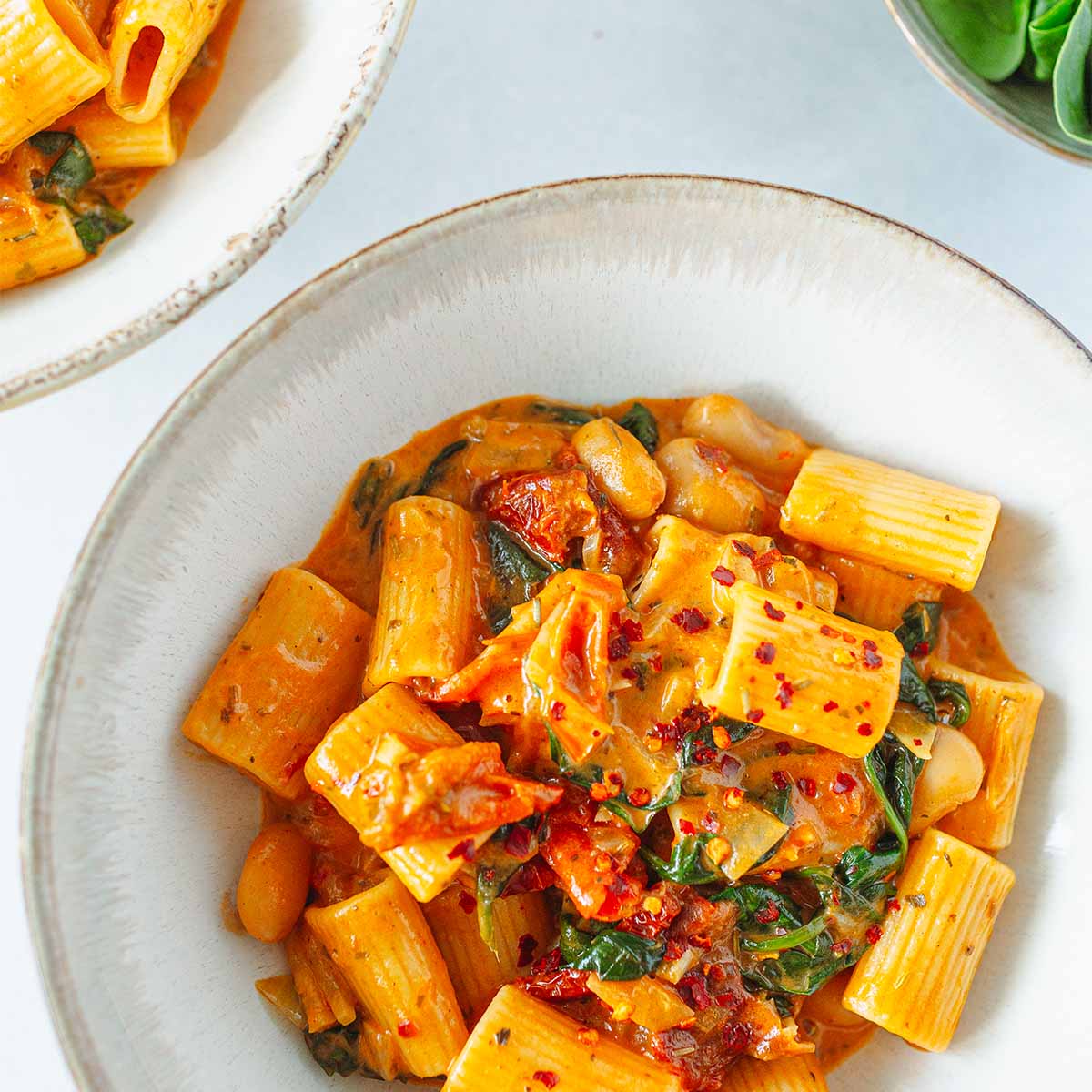 Creamy Vegan Tuscan Pasta