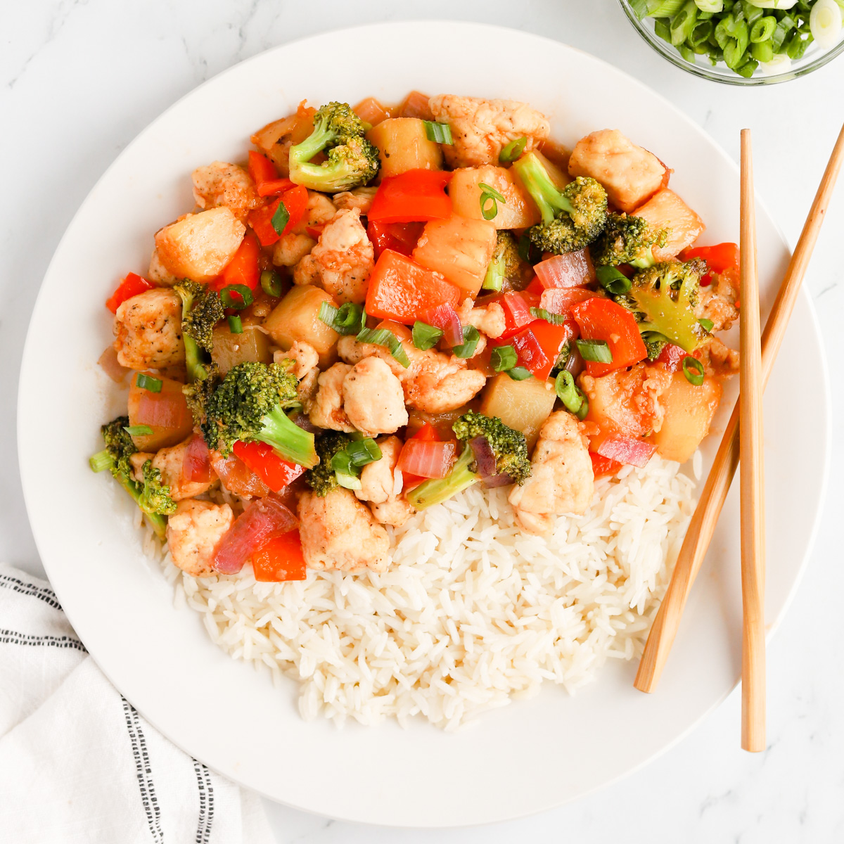 Pineapple Chicken Stir Fry