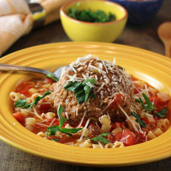 Giant Meatball Soup