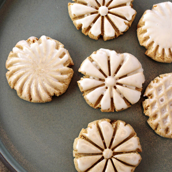 Glazed Masa Harina Cookies