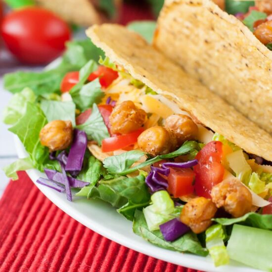 Roasted Chickpea Tacos