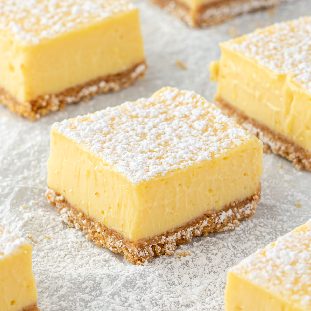 Lemon Bars with Graham Crackers