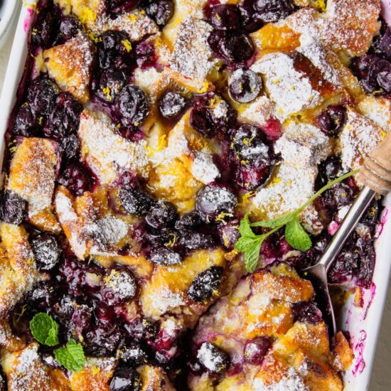 Lemon Blueberry French Toast