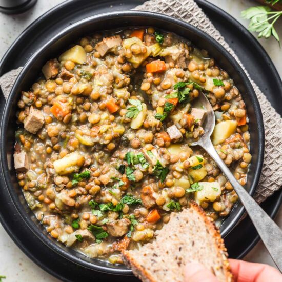 The Best Vegan Lentil Stew