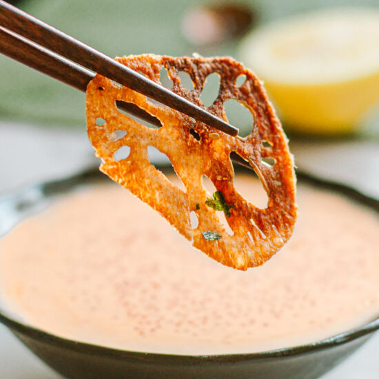 Seasoned Fried Lotus Root Chips