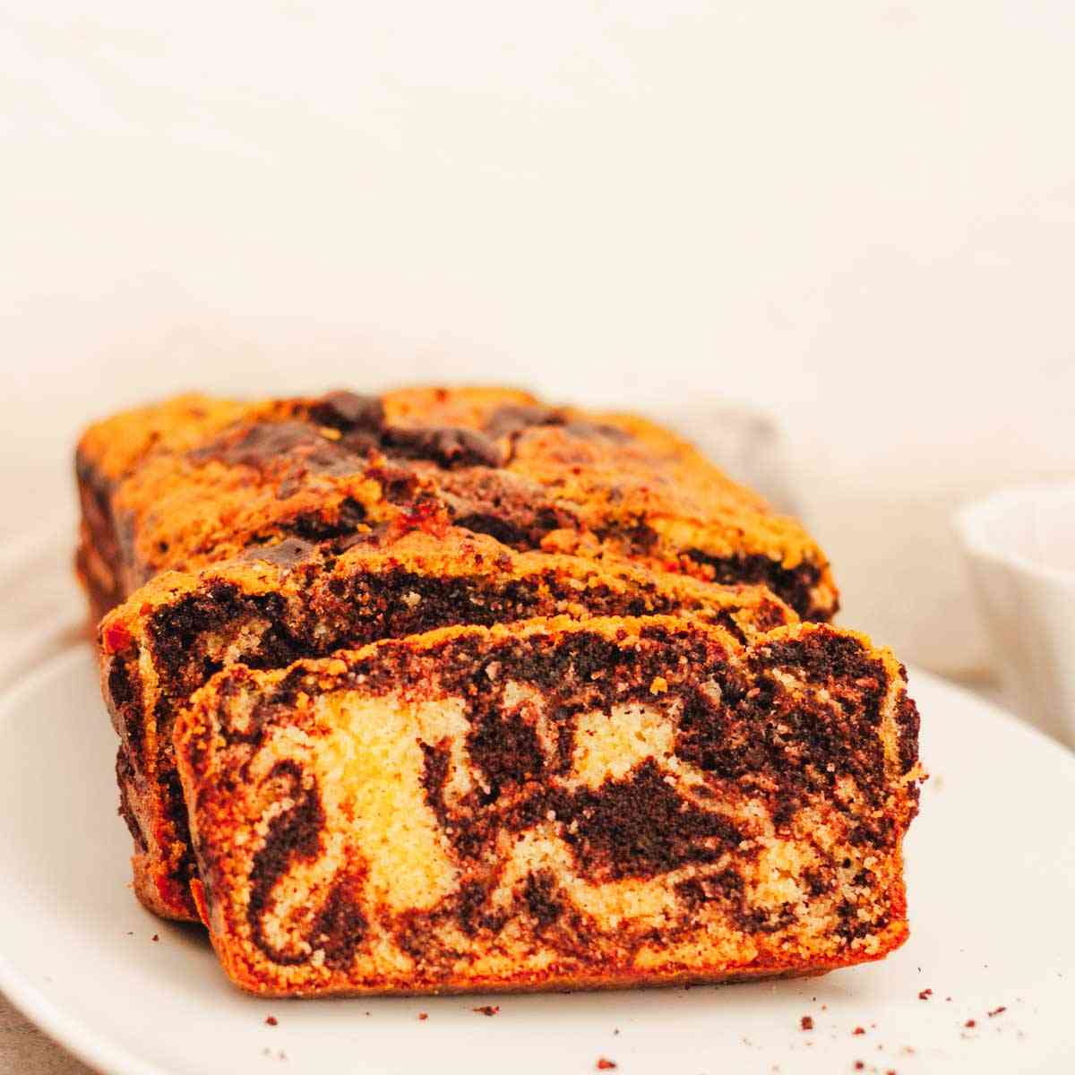 Easy Marble Loaf Cake