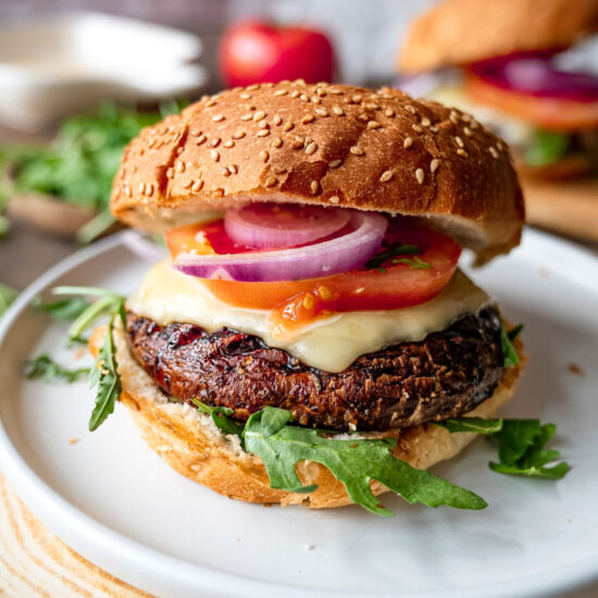 Marinated Portobello Burger