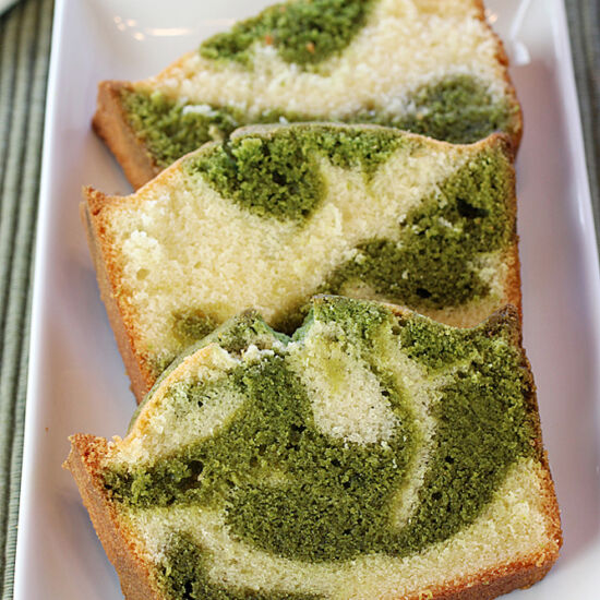 Matcha Latte Loaf Cake