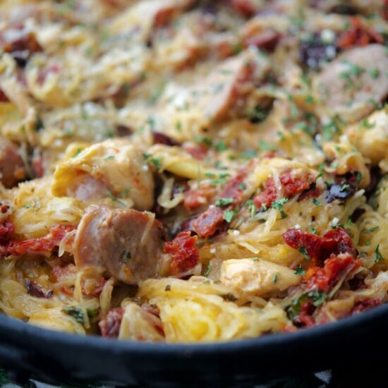 Mediterranean Spaghetti Squash