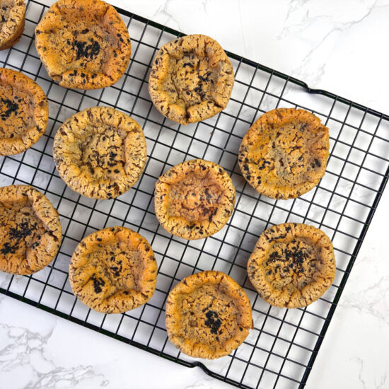 Chewy Mochi Muffins