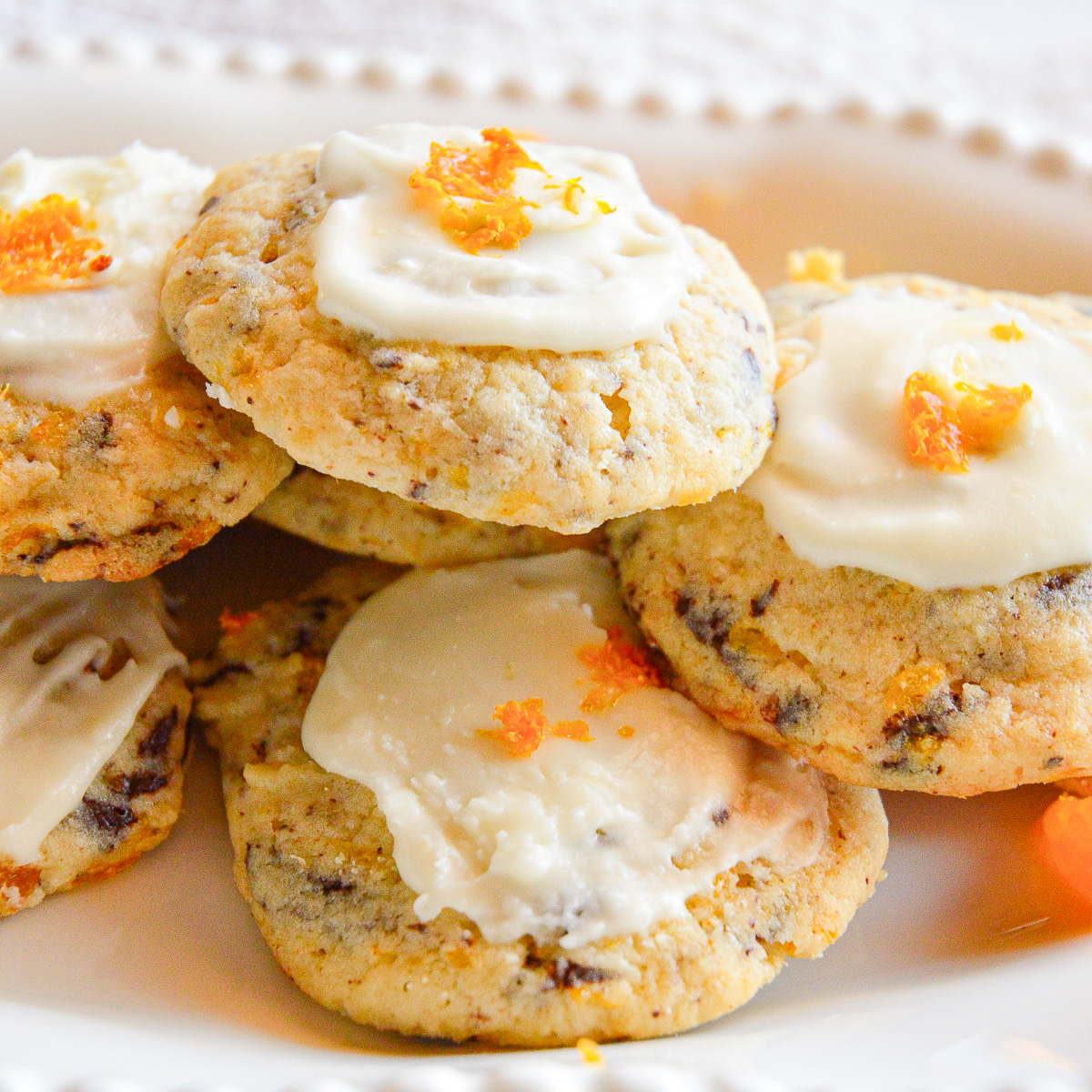 Frosted Orange Cookies