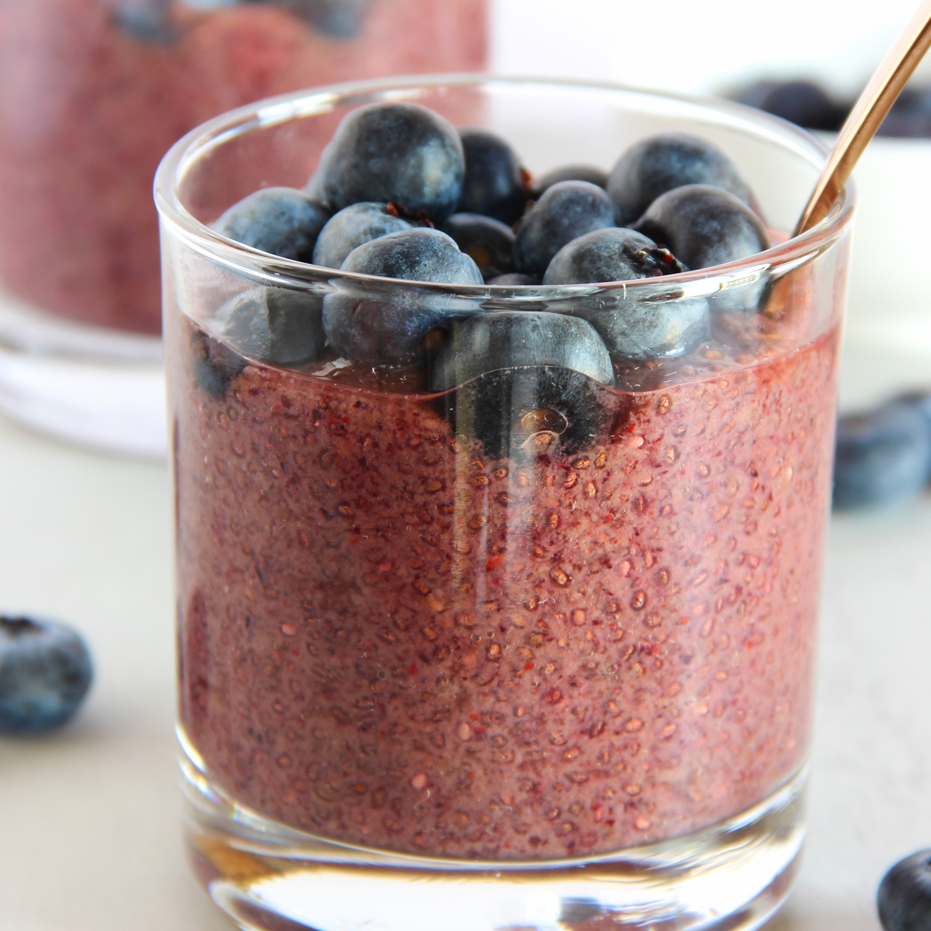 Easy Blueberry Chia Seed Pudding