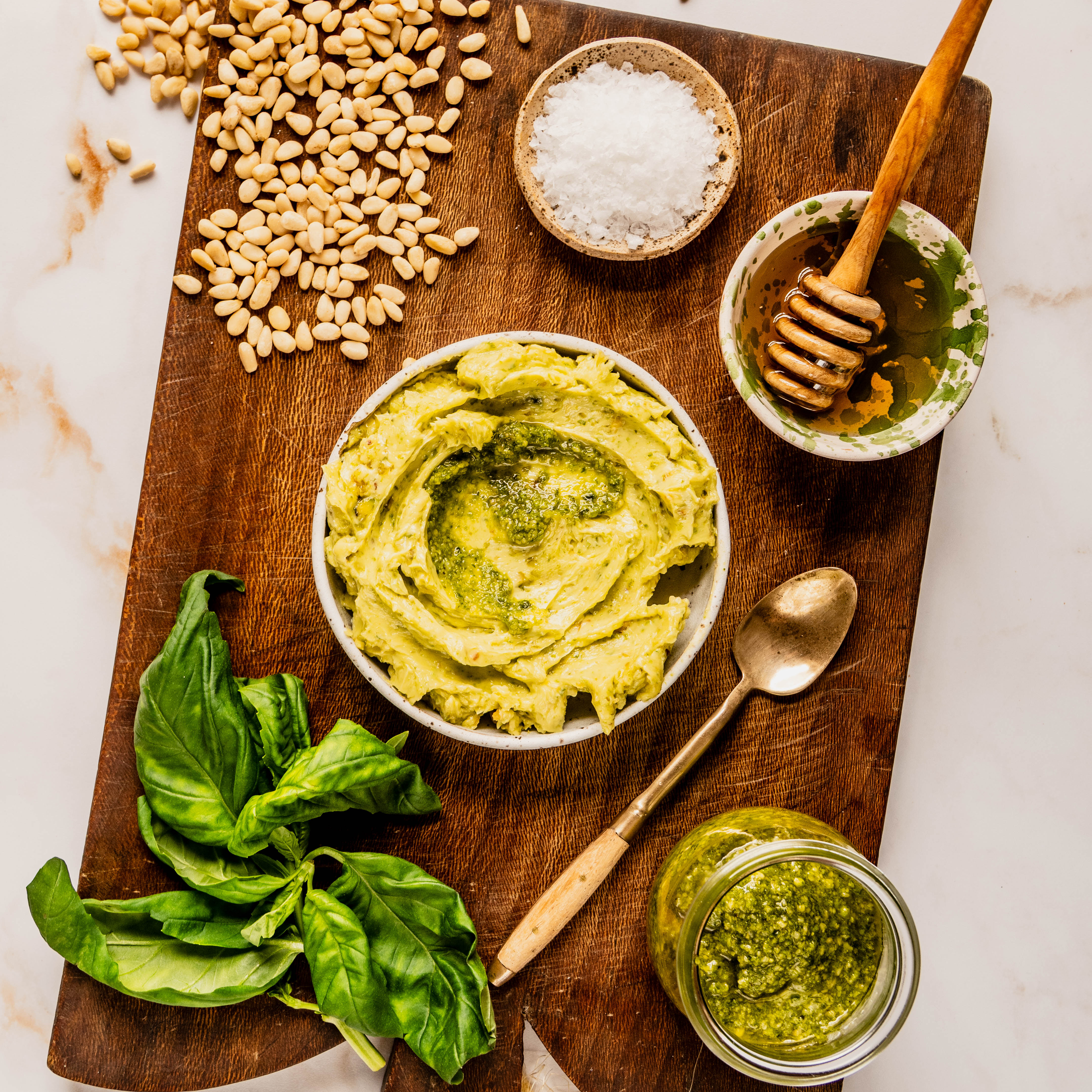 Homemade Pesto Butter