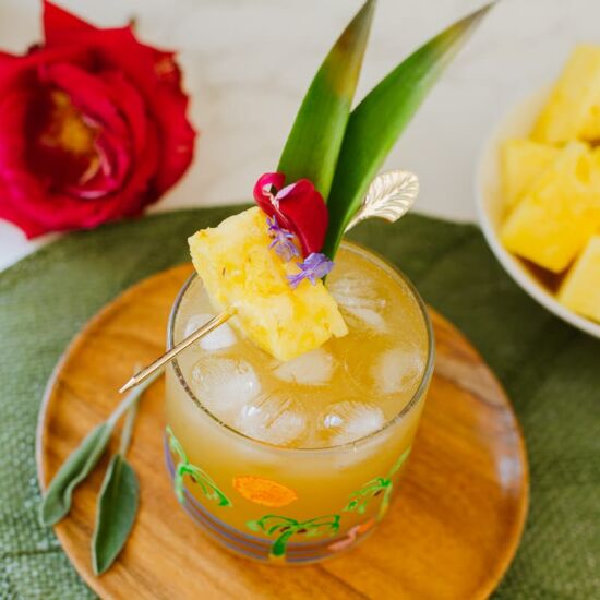 No Waste Pineapple Skin Tea