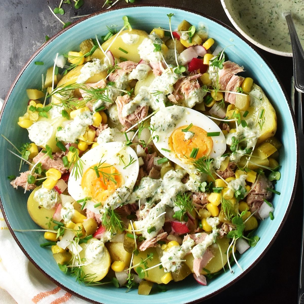 Herby Potato Tuna Easter Salad