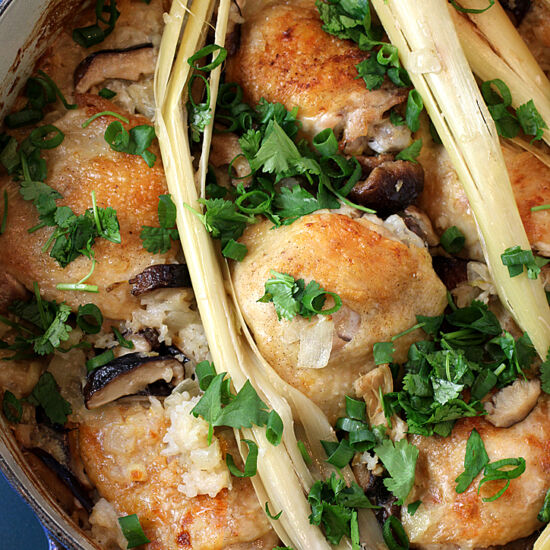 Lemongrass Roast Chicken and Rice
