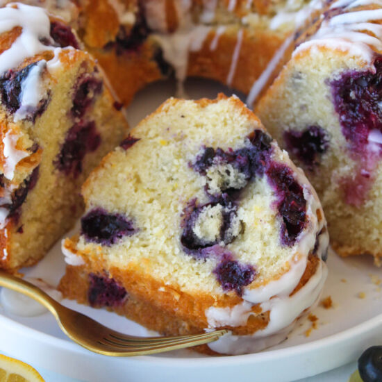 Lemon Blueberry Bundt Cake