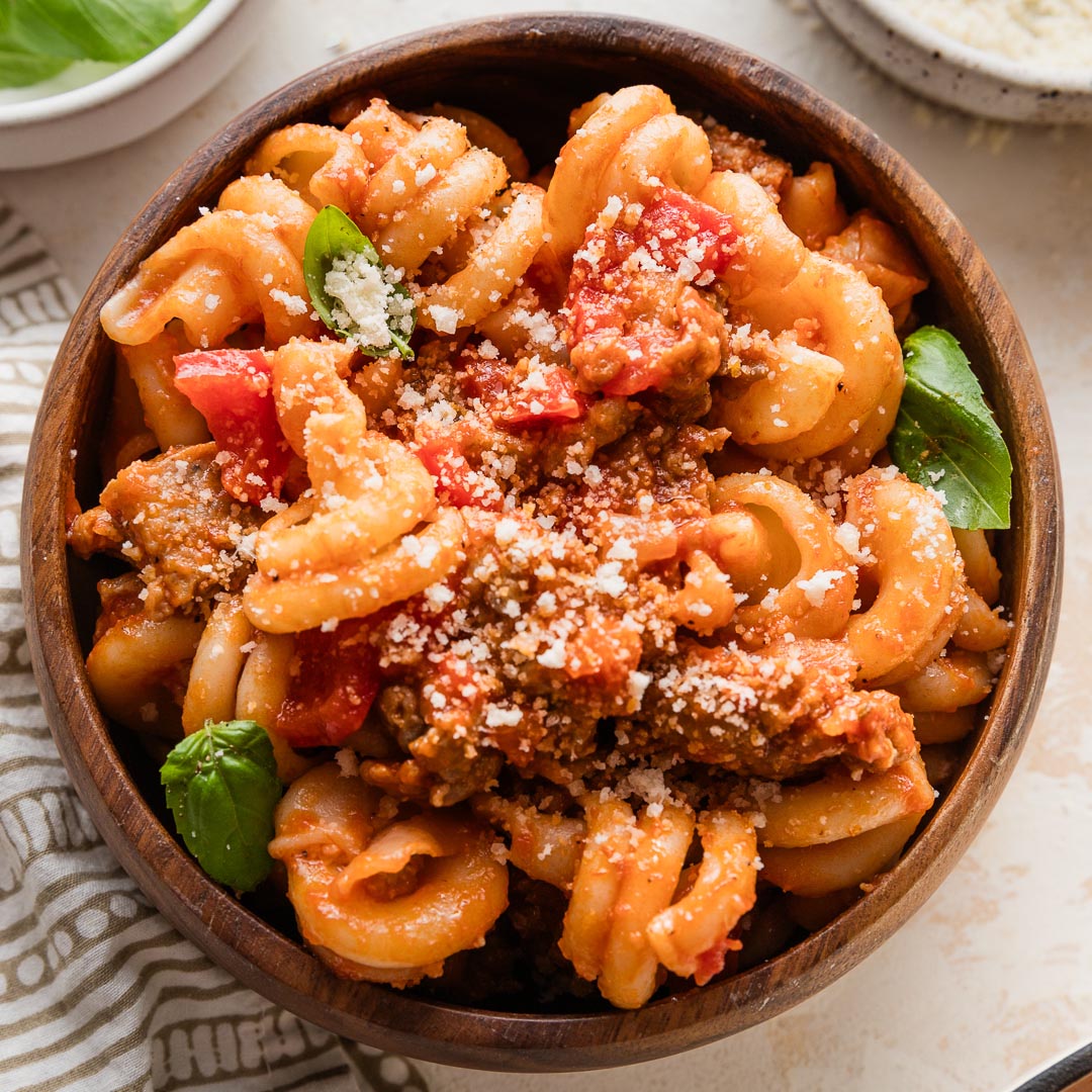 Sausage and Peppers Pasta