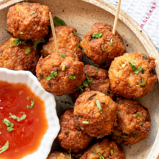 Fried Shrimp Balls
